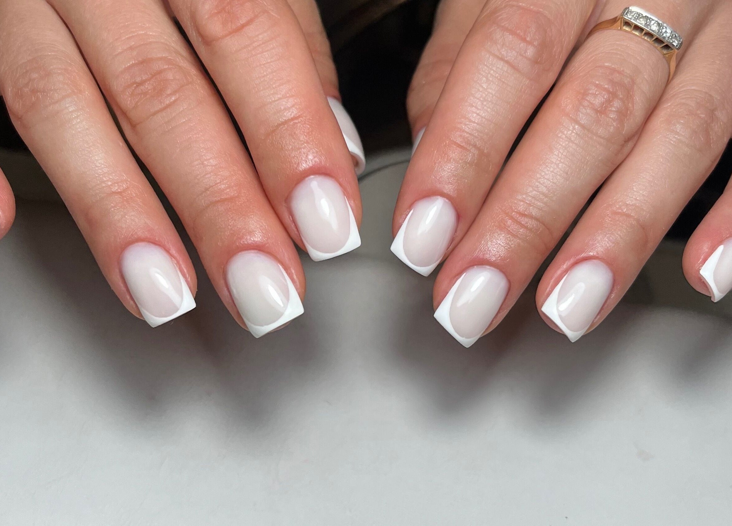French manicured nails at Classy Nails & Brows, Celbridge, County Kildare, IE.