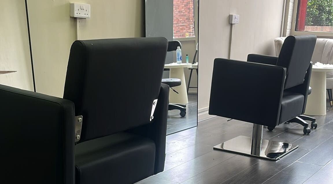 Modern styling chairs at The Beauty Lab North East South Shields, South Shields, England, GB.