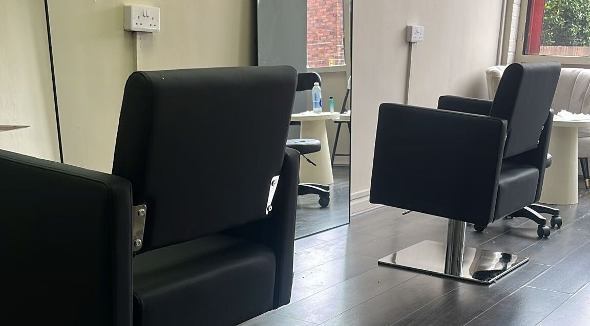 Modern styling chairs at The Beauty Lab North East South Shields, South Shields, England, GB.