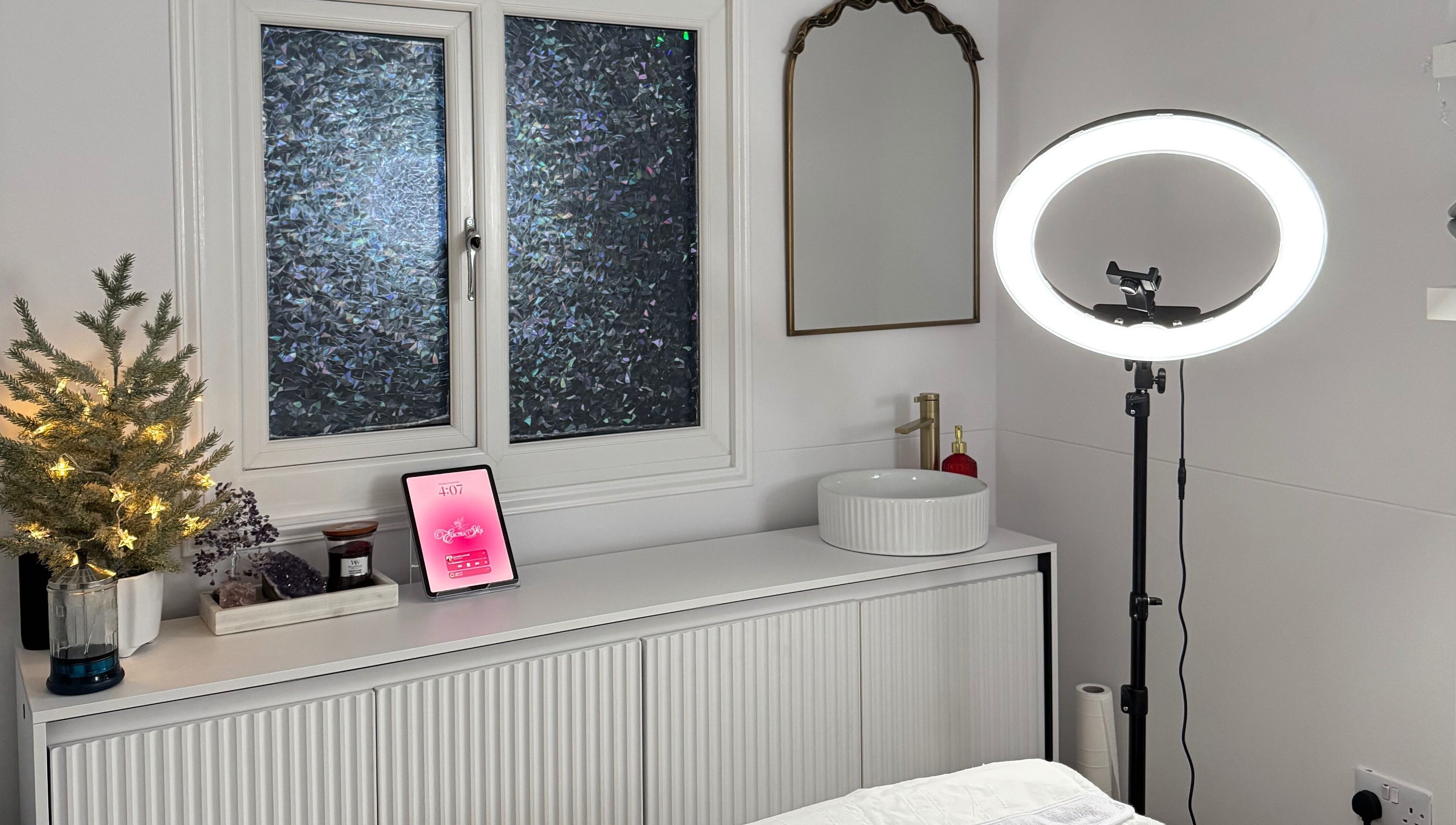 Serene interior of Electra Skin in Upton, England, GB showcasing elegant decor and lighting.