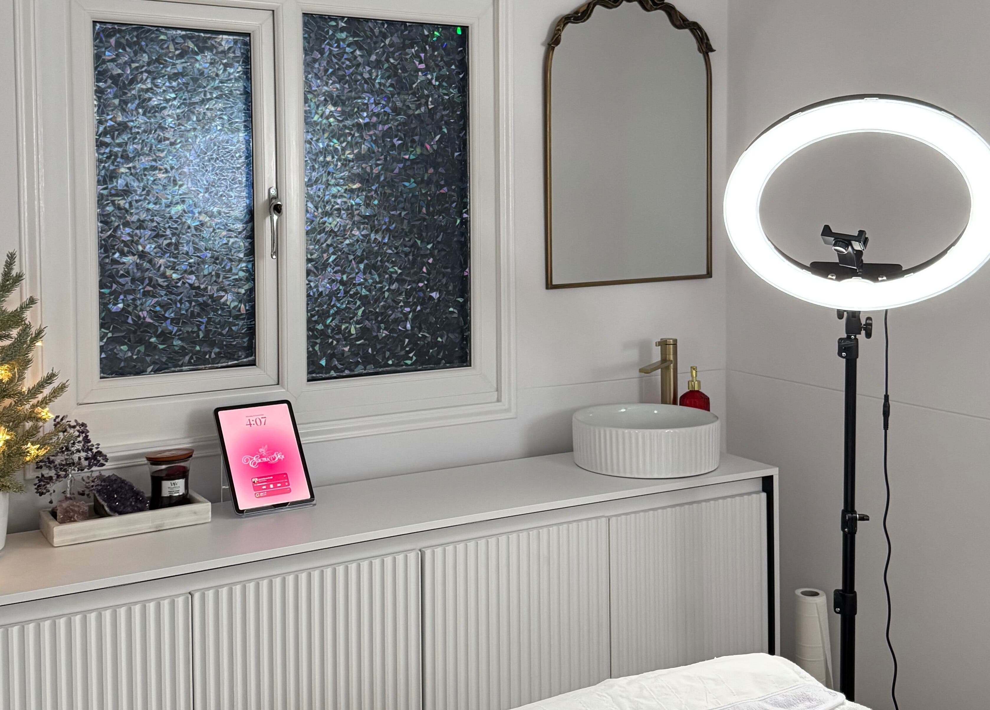 Serene interior of Electra Skin in Upton, England, GB showcasing elegant decor and lighting.