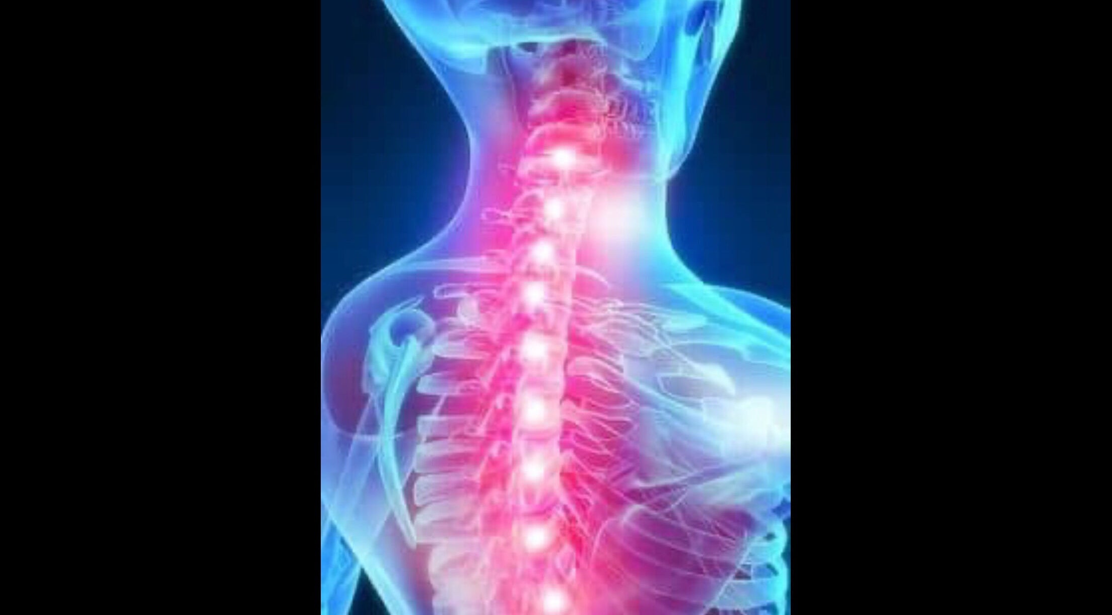 Illustration of a glowing spine at Brian Spagnoletti, New York, New York, US.