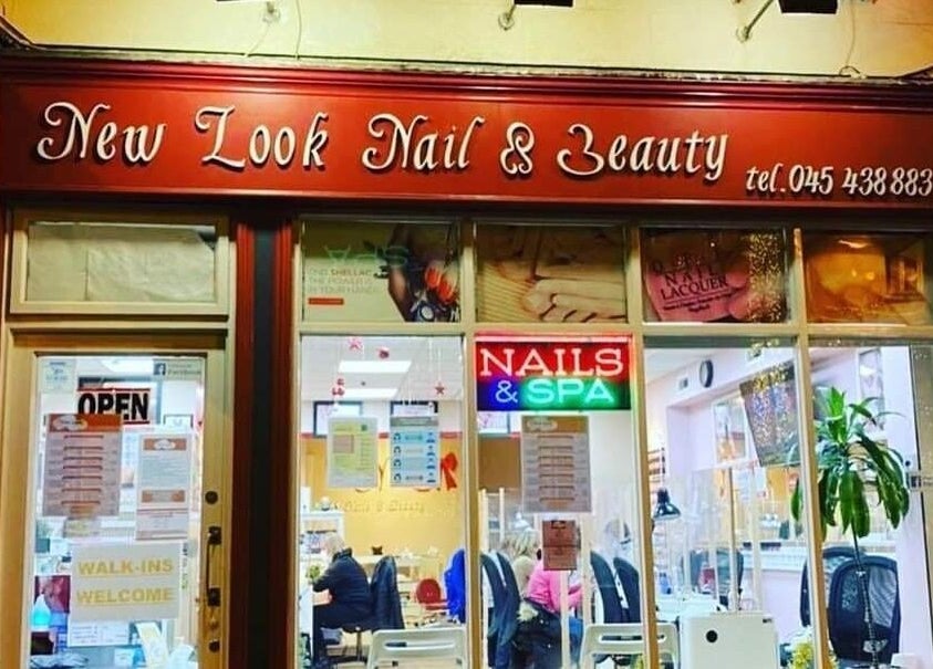 Exterior of New Look Nails and Beauty in Newbridge, County Kildare, IE, showcasing a welcoming salon entrance.