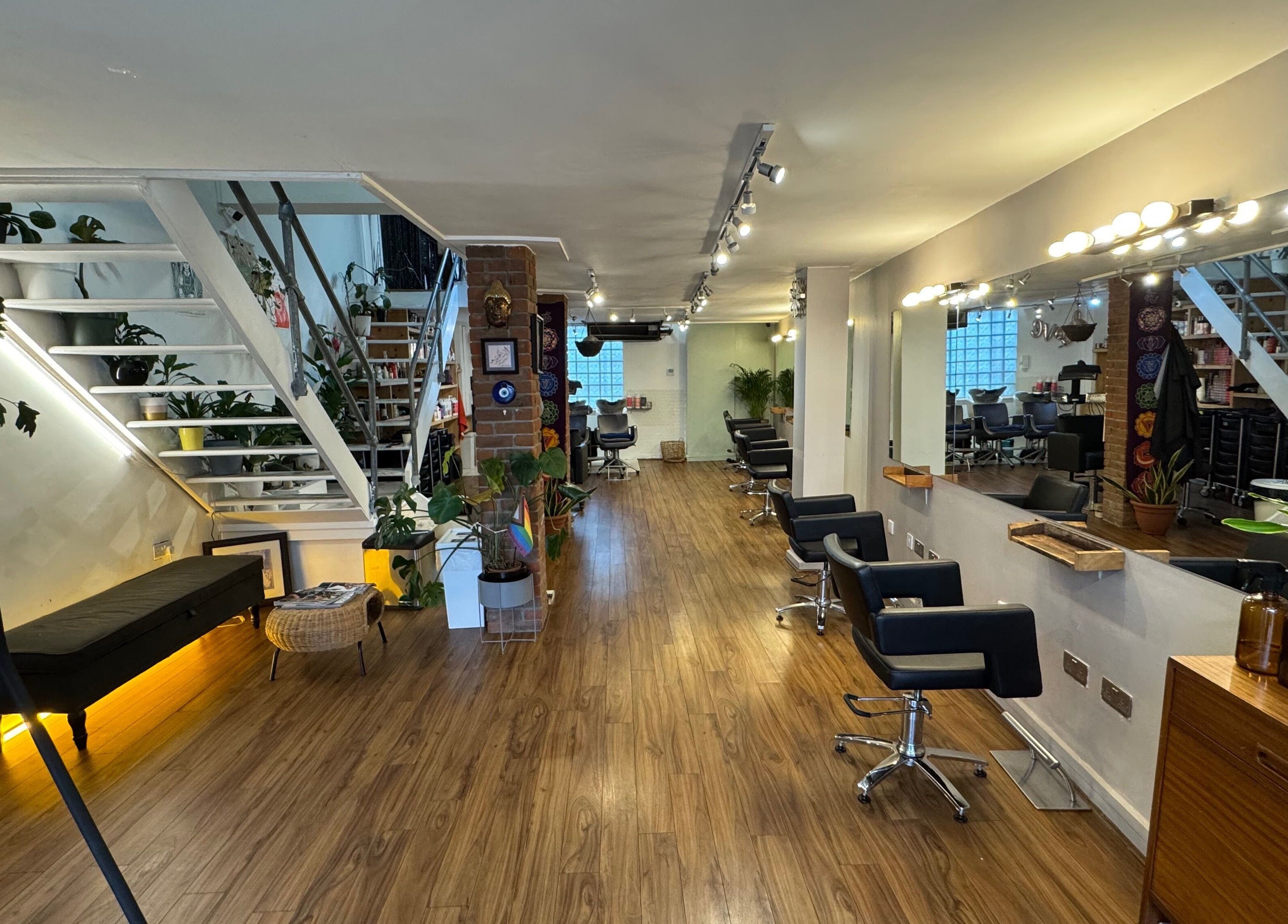 The Studio by Marco Dias in Dublin, County Dublin, IE. Modern salon with elegant decor and cozy atmosphere.