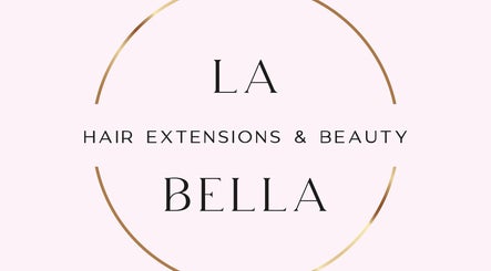 La Bella Hair Extensions & Beauty logo in Wakefield, England, GB, featuring elegant circular design.