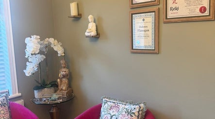 Gentle Waves Healing in Culleens, County Sligo, IE, features calming decor with awards and a tranquil ambiance.