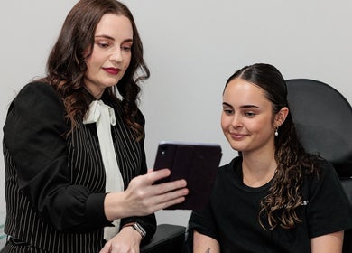 Consultation at Emma McCulloch Tattoo Removal & Aesthetics in Everton Park, Queensland, AU.