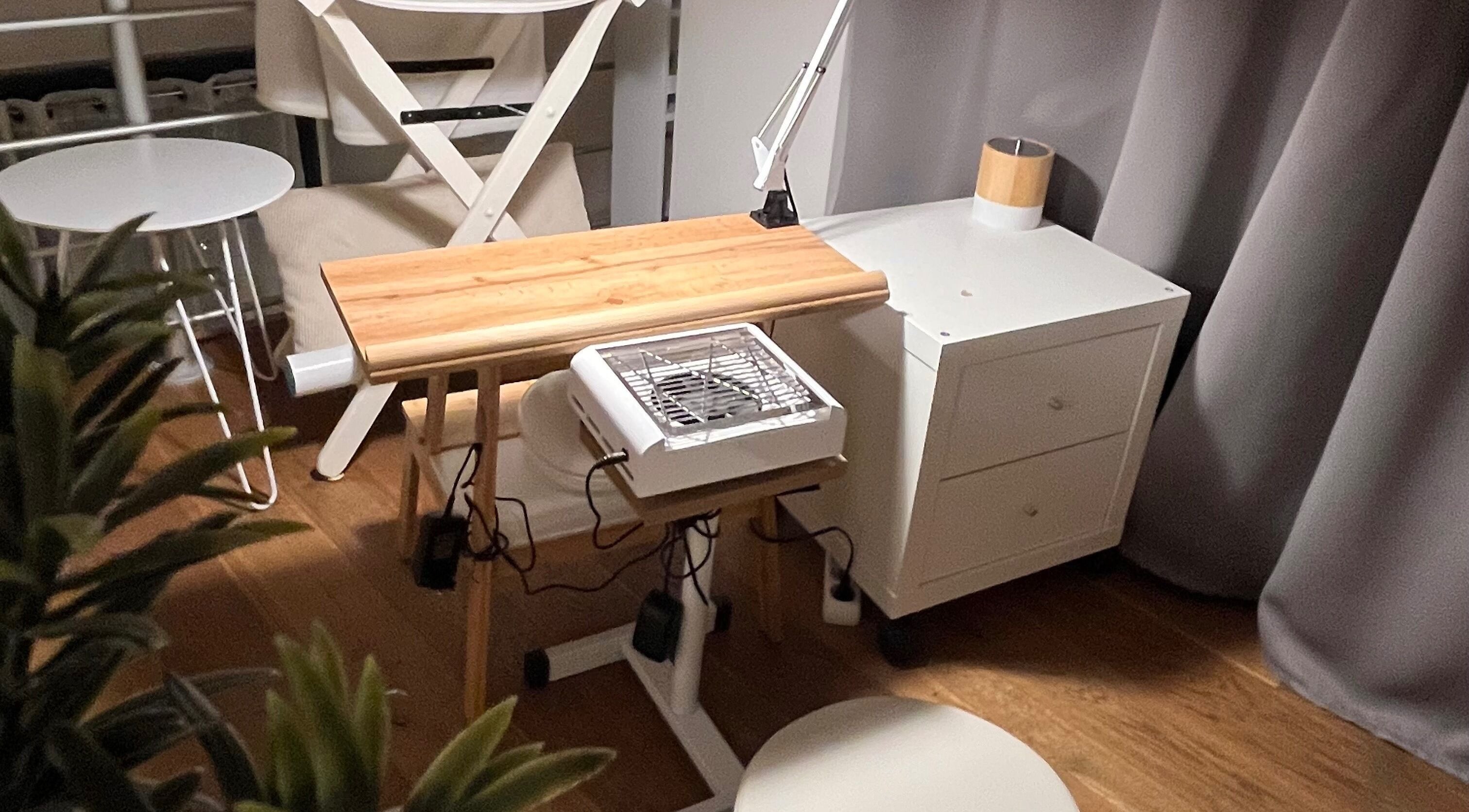 Salon moderne à La belle griffe, Craponne, Auvergne-rhône-alpes, FR, avec mobilier élégant et plante verte.