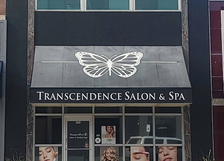 Front view of Emmah at Transcendence Salon & Spa in Columbus, Nebraska, US, featuring elegant facade.