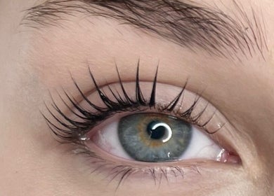 Enhanced eyelashes at Alpha Lash & Brow, St Leonards, New South Wales, AU showcasing professional beauty results.