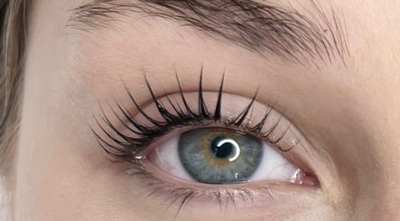 Enhanced eyelashes at Alpha Lash & Brow, St Leonards, New South Wales, AU showcasing professional beauty results.