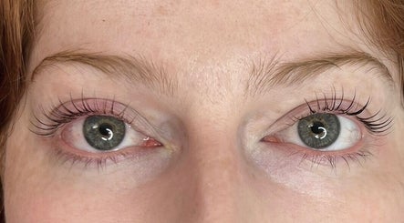 Close-up of perfectly styled lashes at Alpha Lash & Brow, St Leonards, New South Wales, AU.