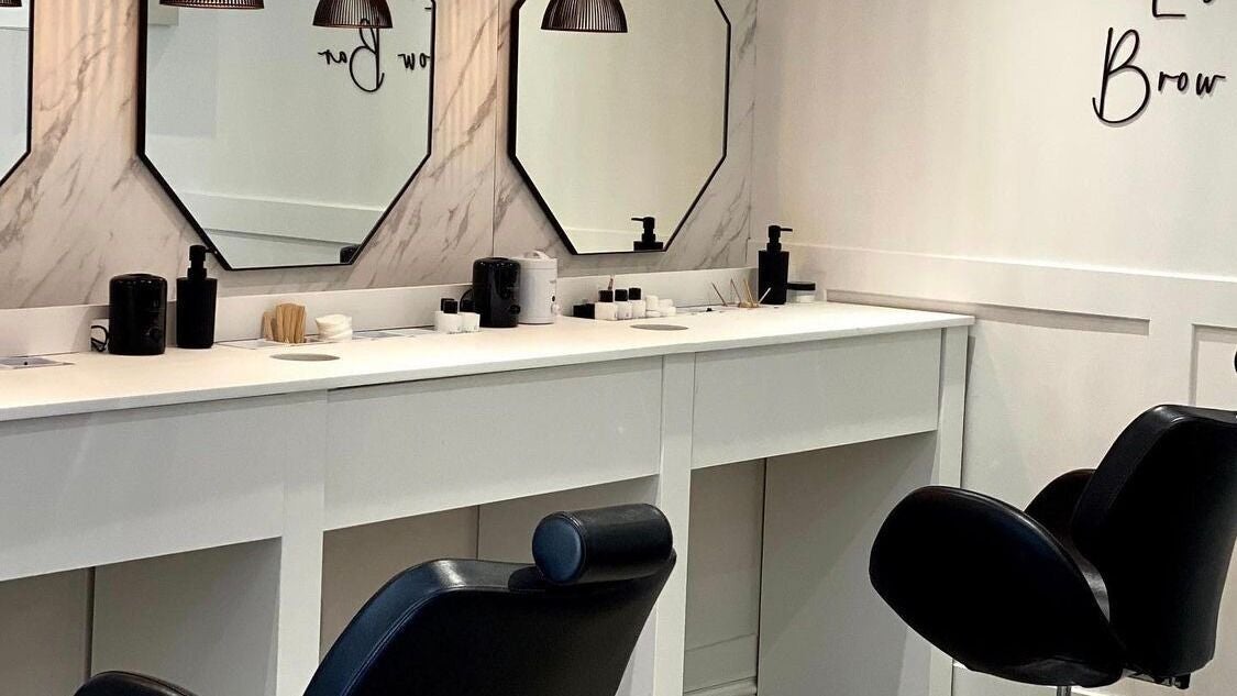 Chic salon stations at Flawless Faces - Hair & Beauty, Stamford, England, GB showcase modern elegance.