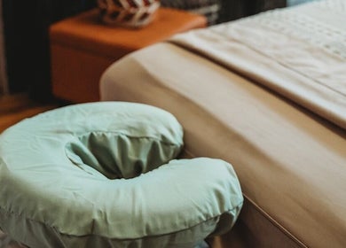 Comfortable massage therapy space at Reclamation Holistic | Phoenix Rising Wellness Collective, Buffalo, New York, US.