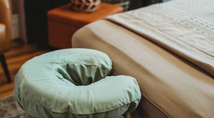 Comfortable massage therapy space at Reclamation Holistic | Phoenix Rising Wellness Collective, Buffalo, New York, US.