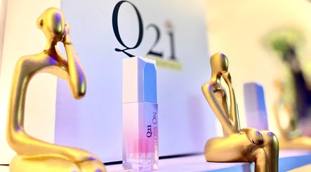 Luxurious decor at Queen Bello Services, Lagos. Featuring golden figures and cosmetics in Lagos, Lagos, NG.