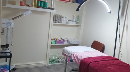 Treatment room at Twinz Beauty (Ladies only), showcasing professional spa setup in Tamworth, England, GB.