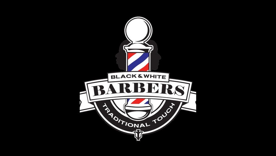 black and white barbershop afbeelding 1