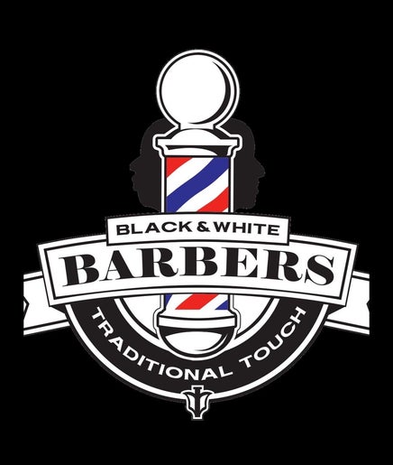 black and white barbershop afbeelding 2