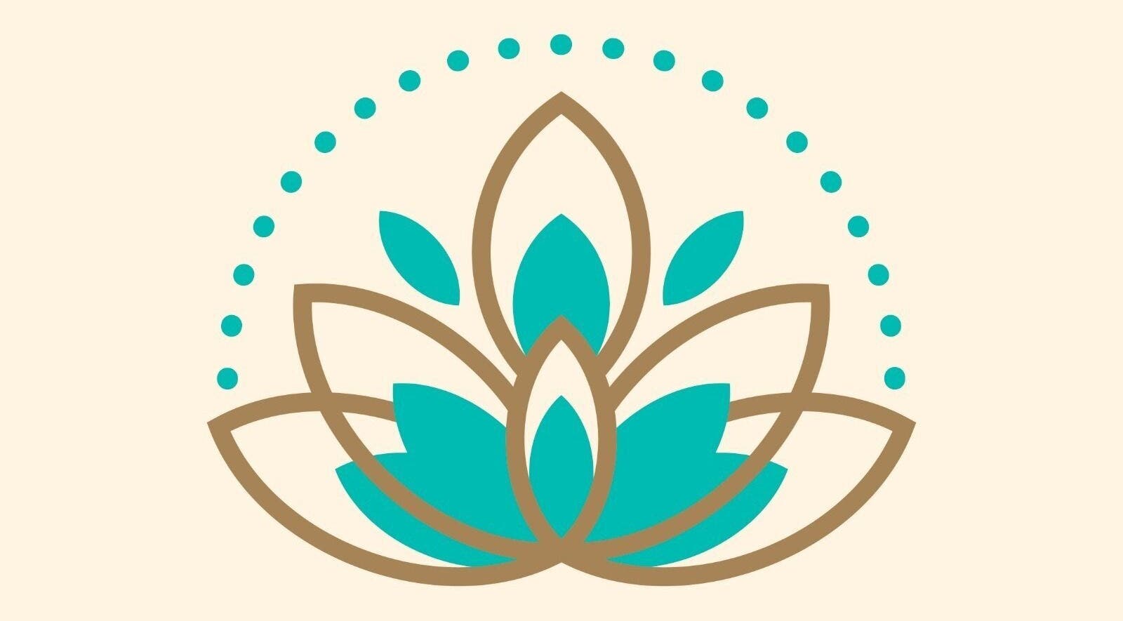 Logotipo de flor turquesa de Carolina G Marinkovic en Candeleda, Castilla Y León, ES.