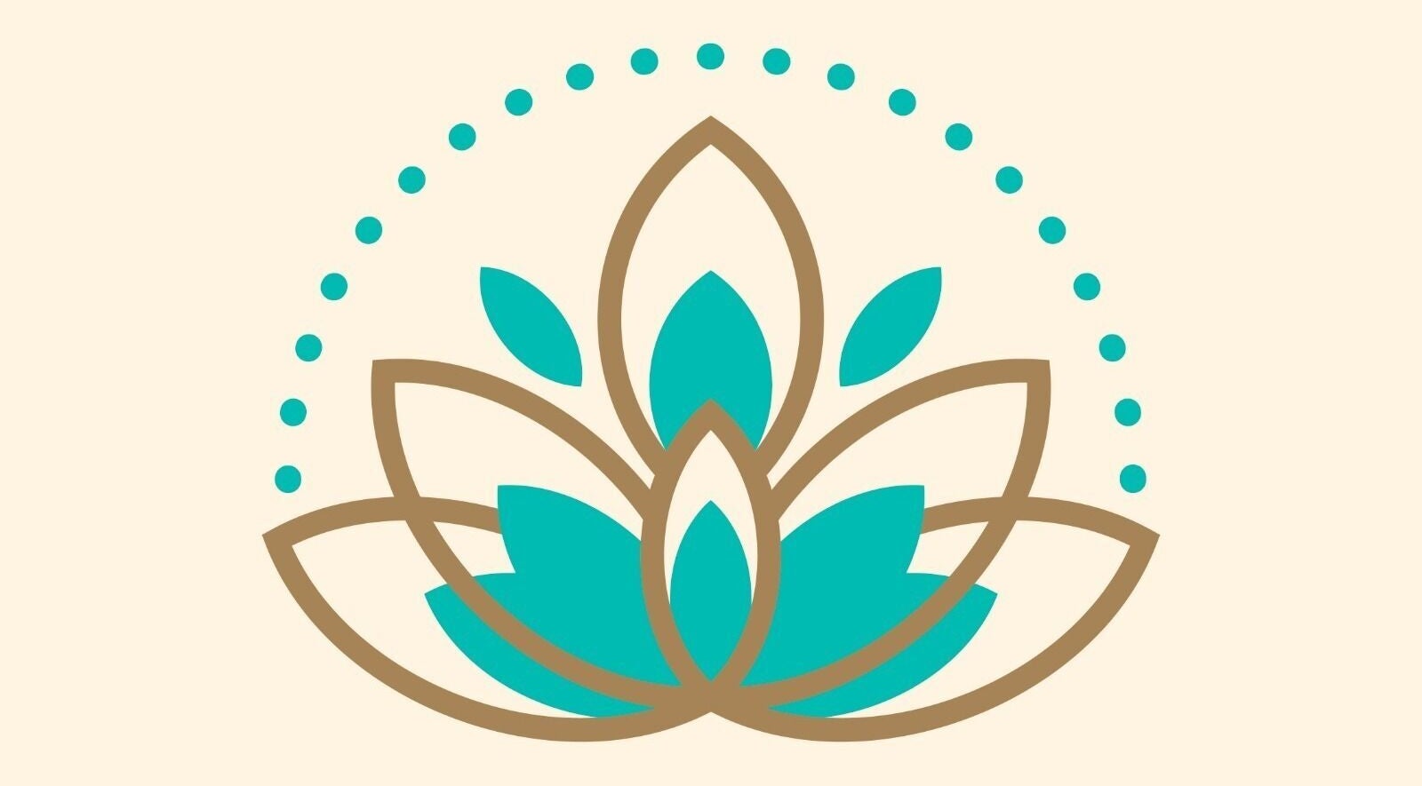 Logotipo de flor turquesa de Carolina G Marinkovic en Candeleda, Castilla Y León, ES.