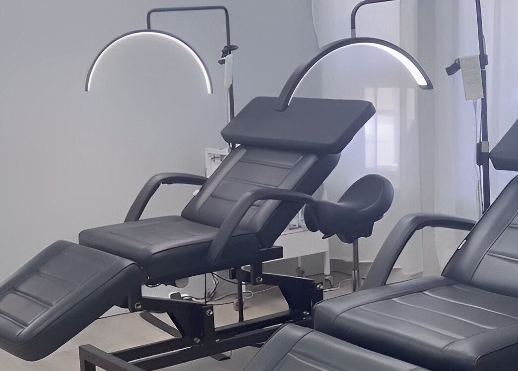 Modern spa chairs at Lauren Elyse & Co, offering comfort in Woolooware, New South Wales, AU.