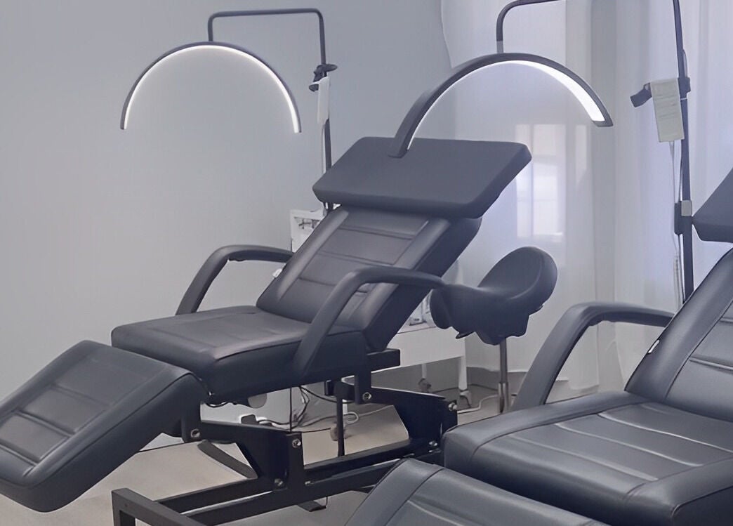 Modern spa chairs at Lauren Elyse & Co, offering comfort in Woolooware, New South Wales, AU.