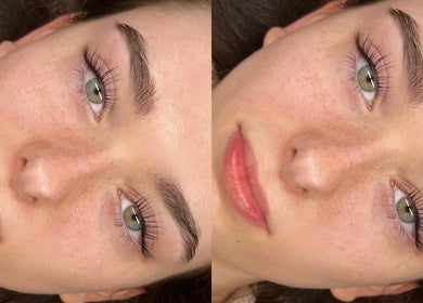 Close-up of enhanced lashes at Laterals and Lashes, Coventry, England, GB, showcasing natural beauty.