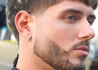 Detailed close-up of a stylish fade haircut from LH Barbershop, Paraparaumu, Wellington, NZ.