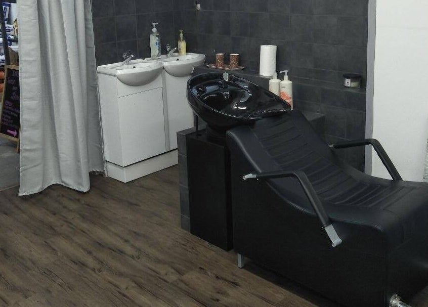 Elegant wash station at Bollywood cuts n brows in Melbourne, Victoria, AU.