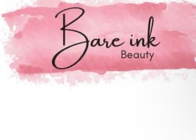 Bare Ink Beauty logo featuring pink watercolor design. Located in Mount Austin, New South Wales, AU.