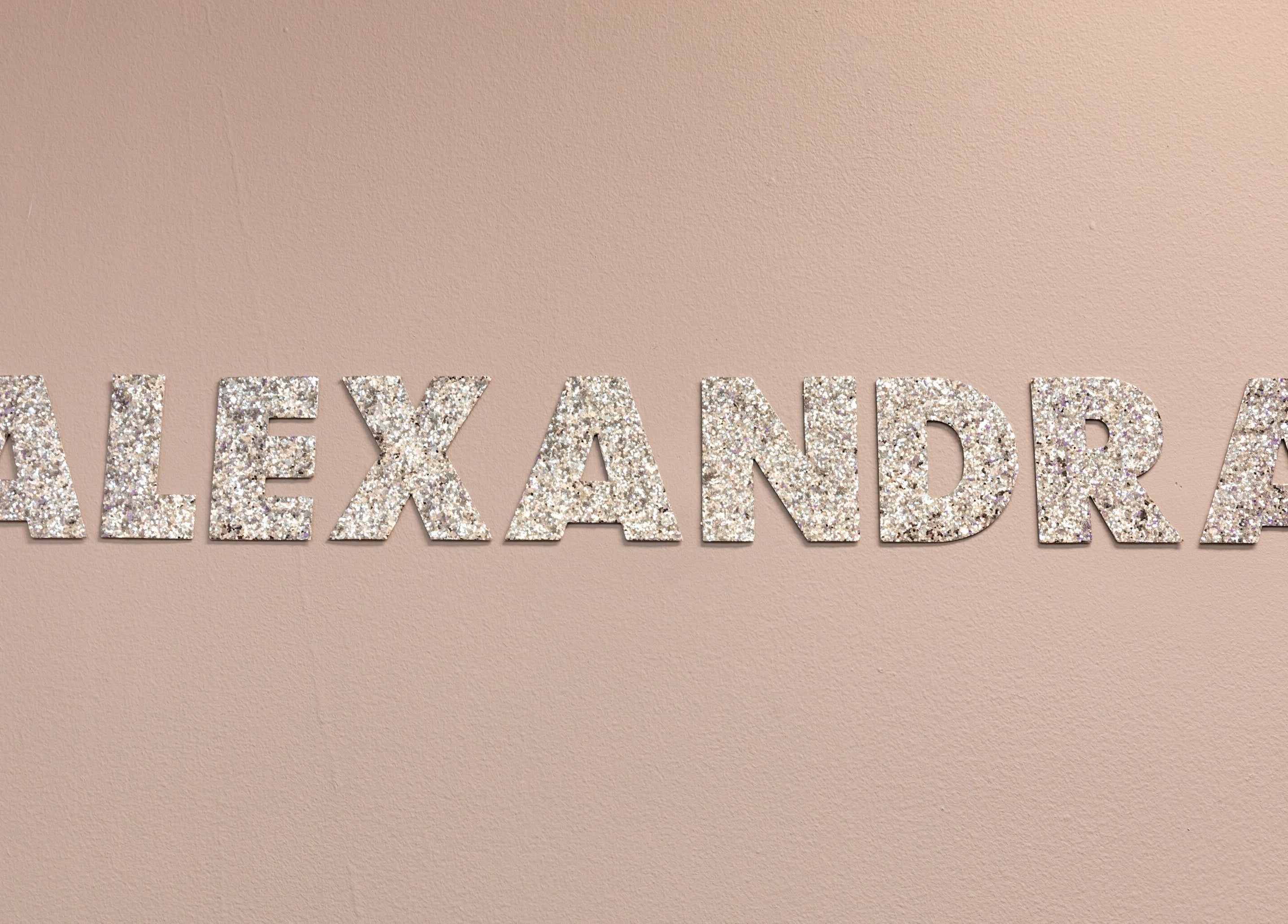 Sparkling Alexandra sign at Alexandra Esthetique in Montréal west, Québec, CA.