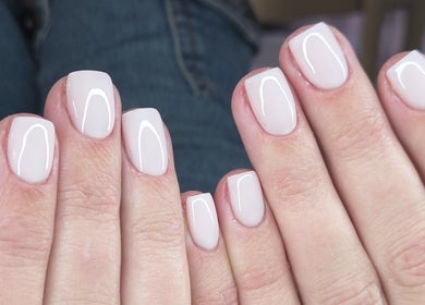Elegant glossy nails at Daniella Nail Studio, Randburg, Gauteng, ZA, showcasing premium manicure service.