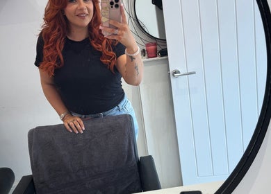 Friendly stylist at LAB Hair Lashes in Welling, England, GB offers top-notch beauty services.