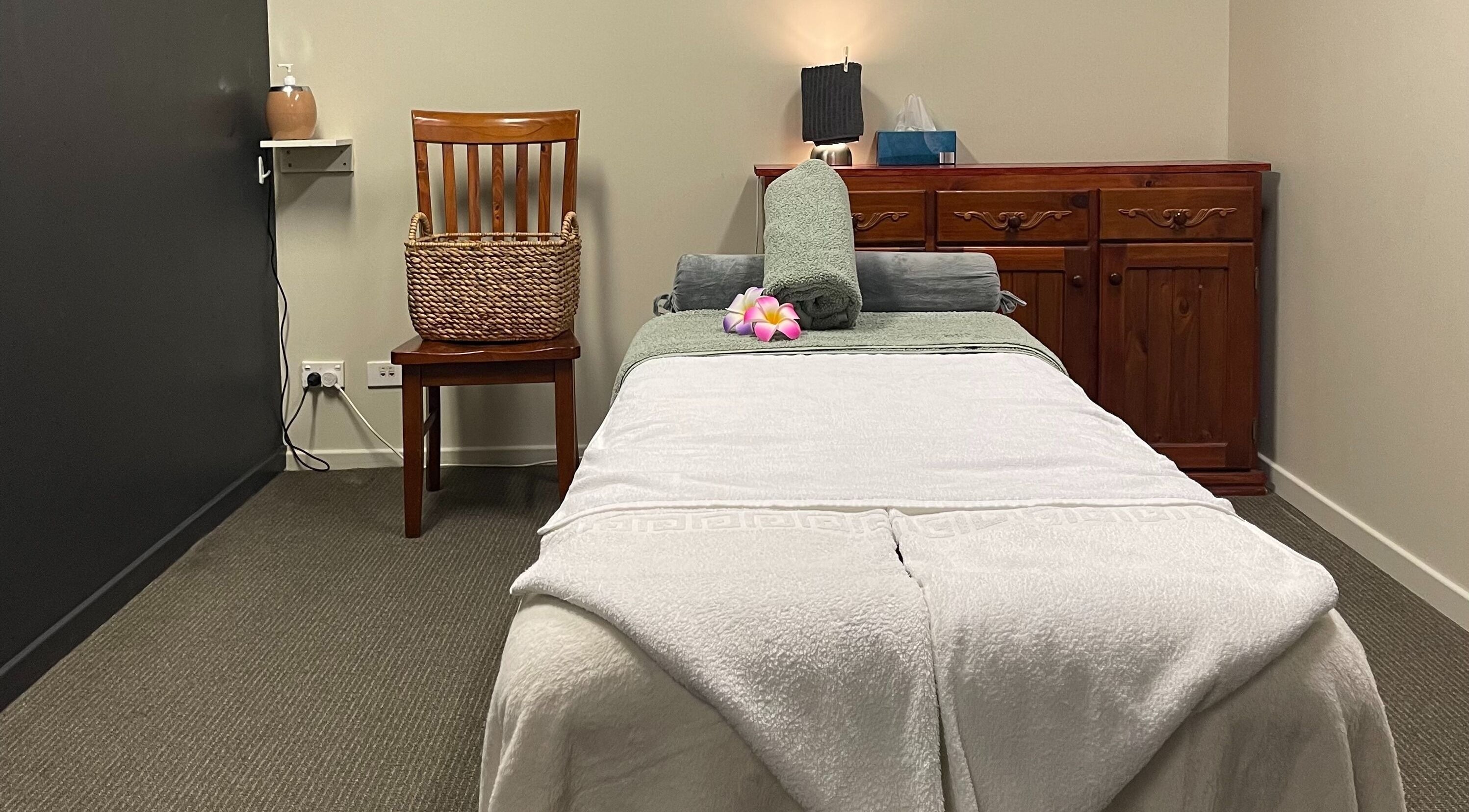 Relaxing massage room at Fleur Massage and SPA, Gungahlin, Australian Capital Territory, AU.