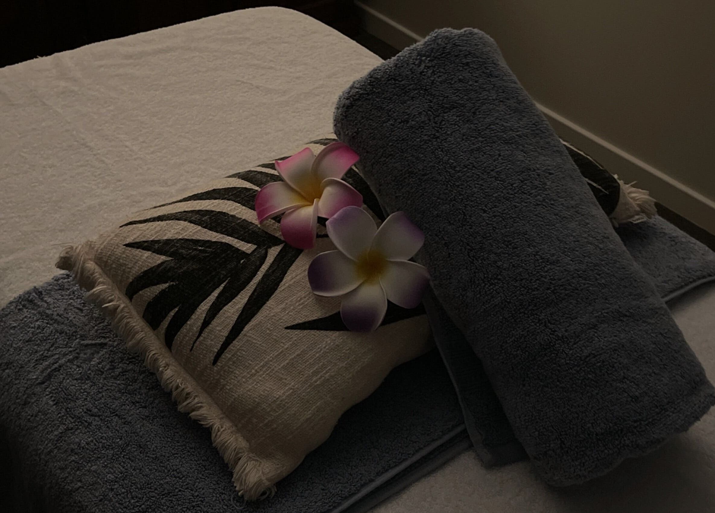 Relaxing massage table setup at Fleur Massage and SPA in Gungahlin, Australian Capital Territory, AU.