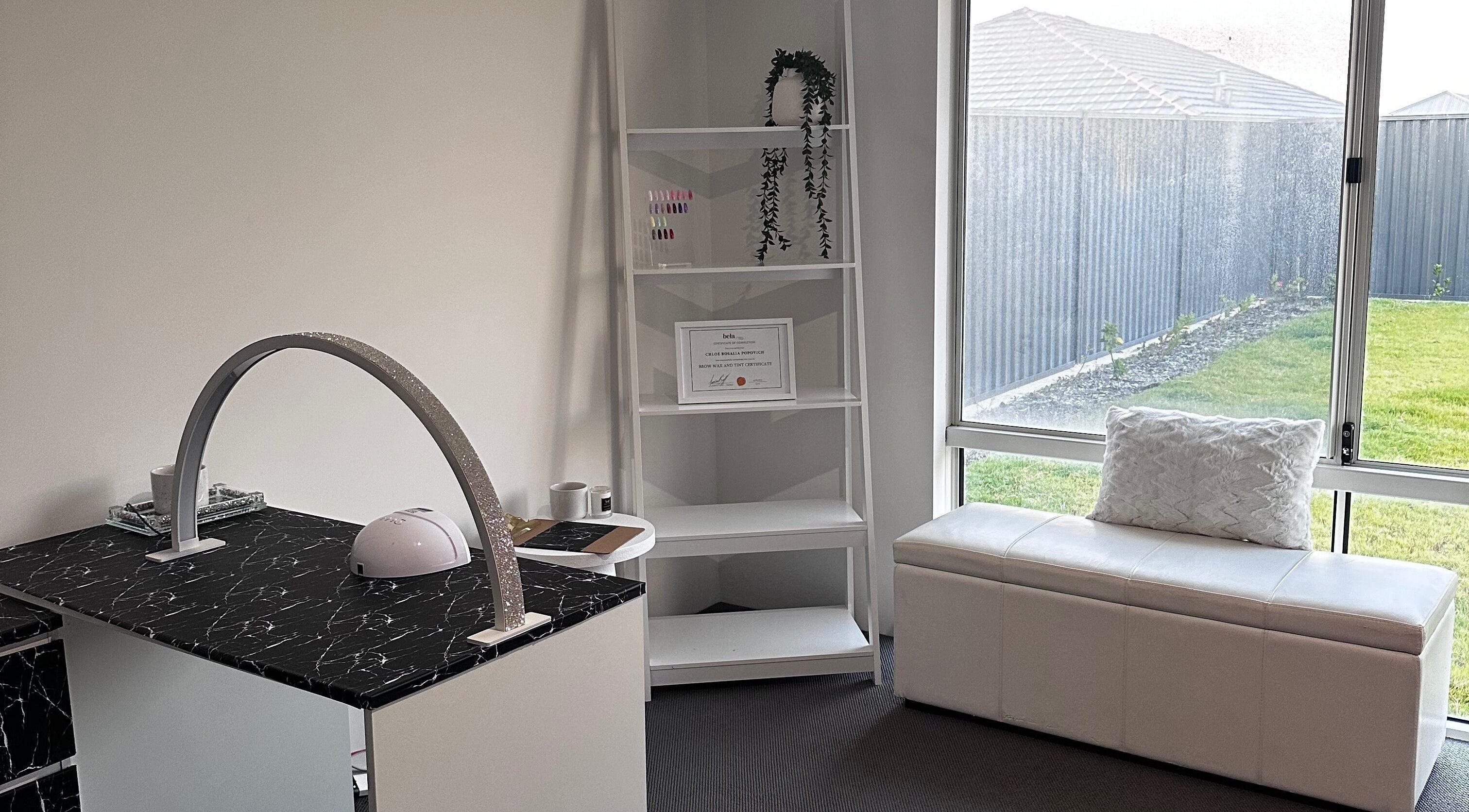 Cozy seating corner at BeautifyMePerth, Two Rocks, Western Australia, AU offering a tranquil wellness environment.