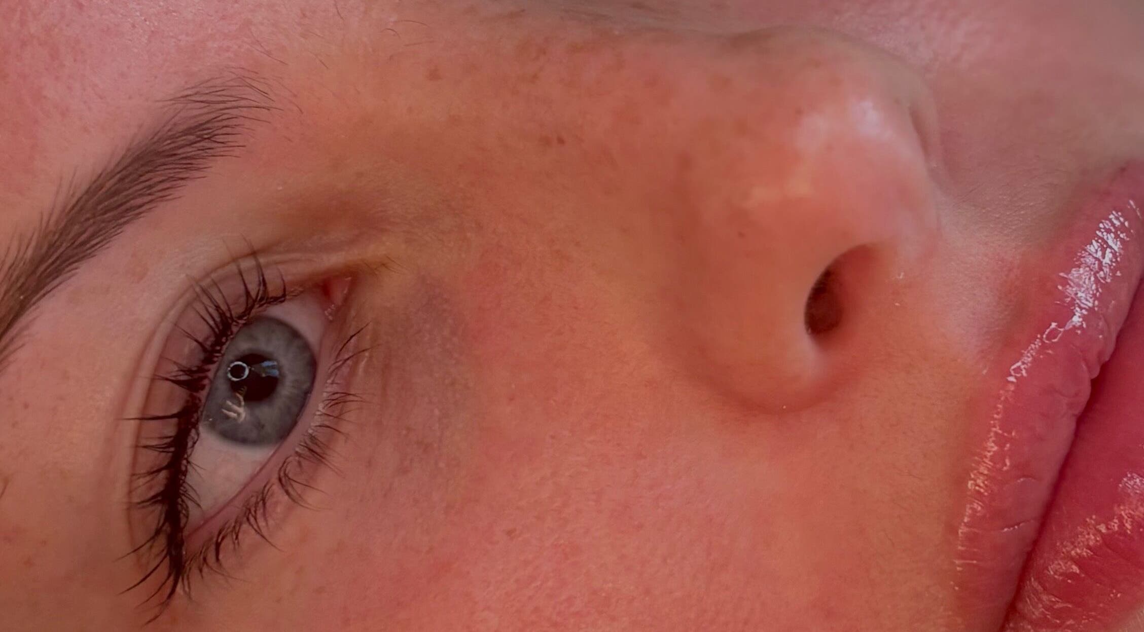 Close-up of a relaxed face with natural beauty at So Gel, Kesgrave, England, GB offering wellness services.