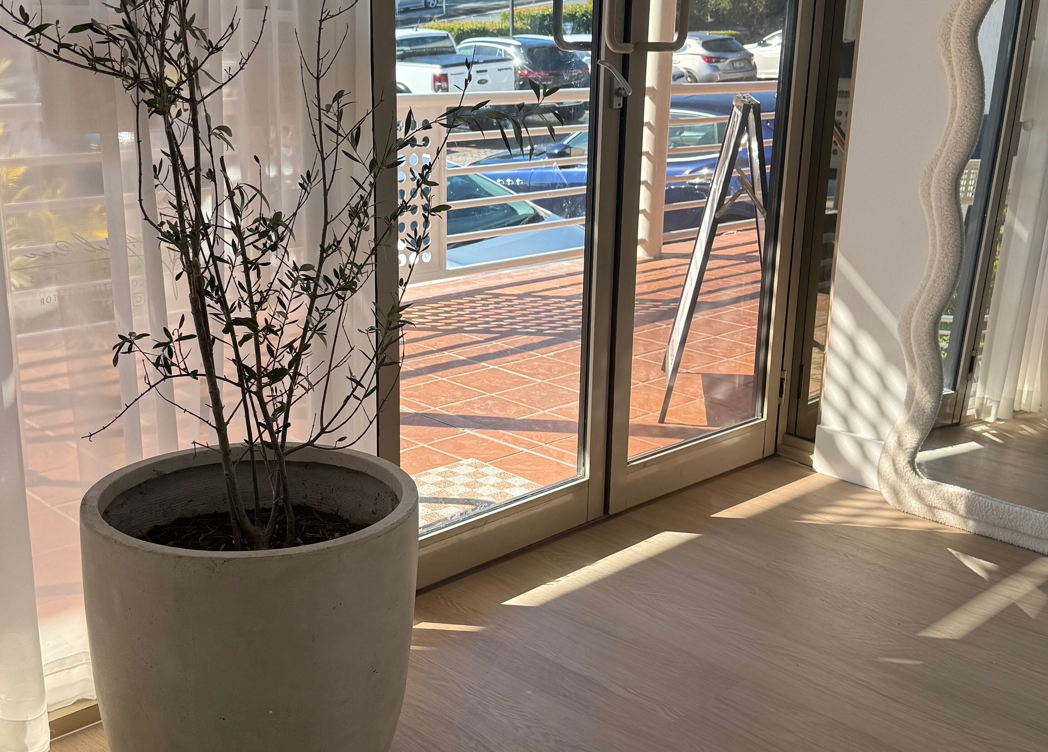 Sunlit interior at The House of Lashes Beauty Bar, Robina, Queensland, AU with elegant decor.