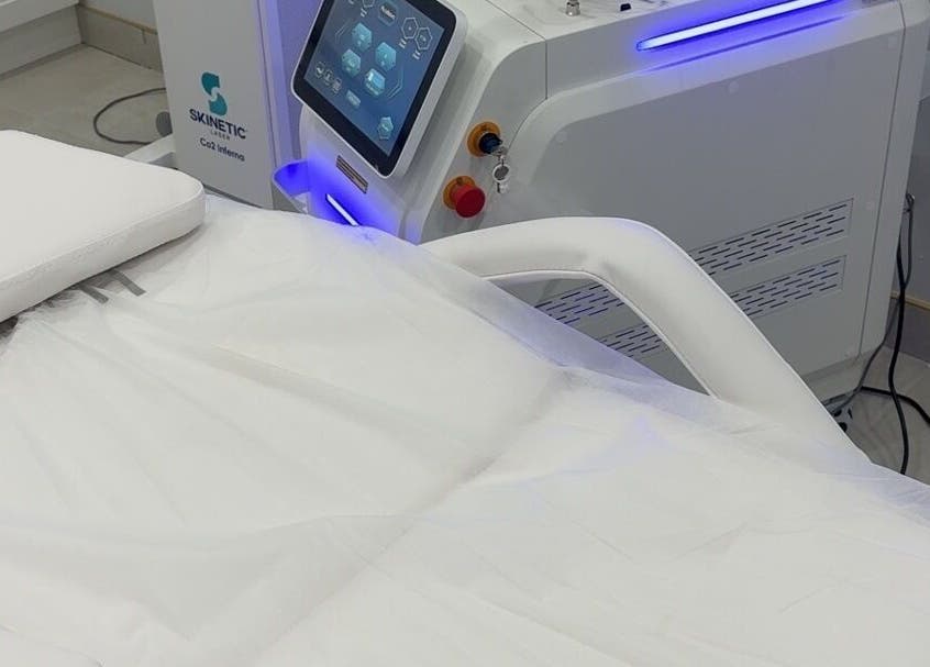 Laser treatment room at Studio Skinthetics, Kalkallo, Victoria, AU with cutting-edge equipment.