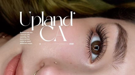 Close-up of eyelash extensions at Queena Lash - Upland, showcasing beauty in Upland, California, US.