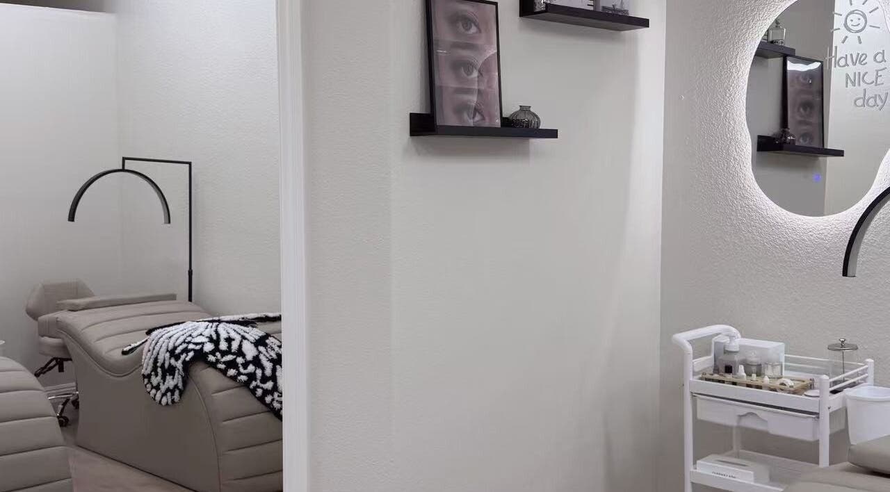Queena Lash - Upland therapy room with cozy beds, modern design, Upland, California, US.