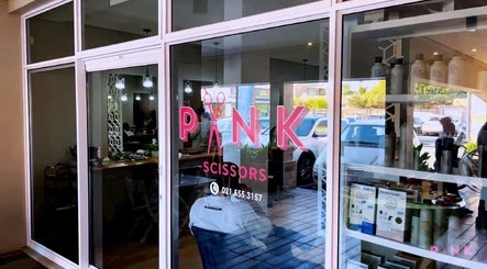 Entrance of Pink Scissors Shop - 12 Ocean Square Sunset Beach, Cape Town, Western Cape, ZA.