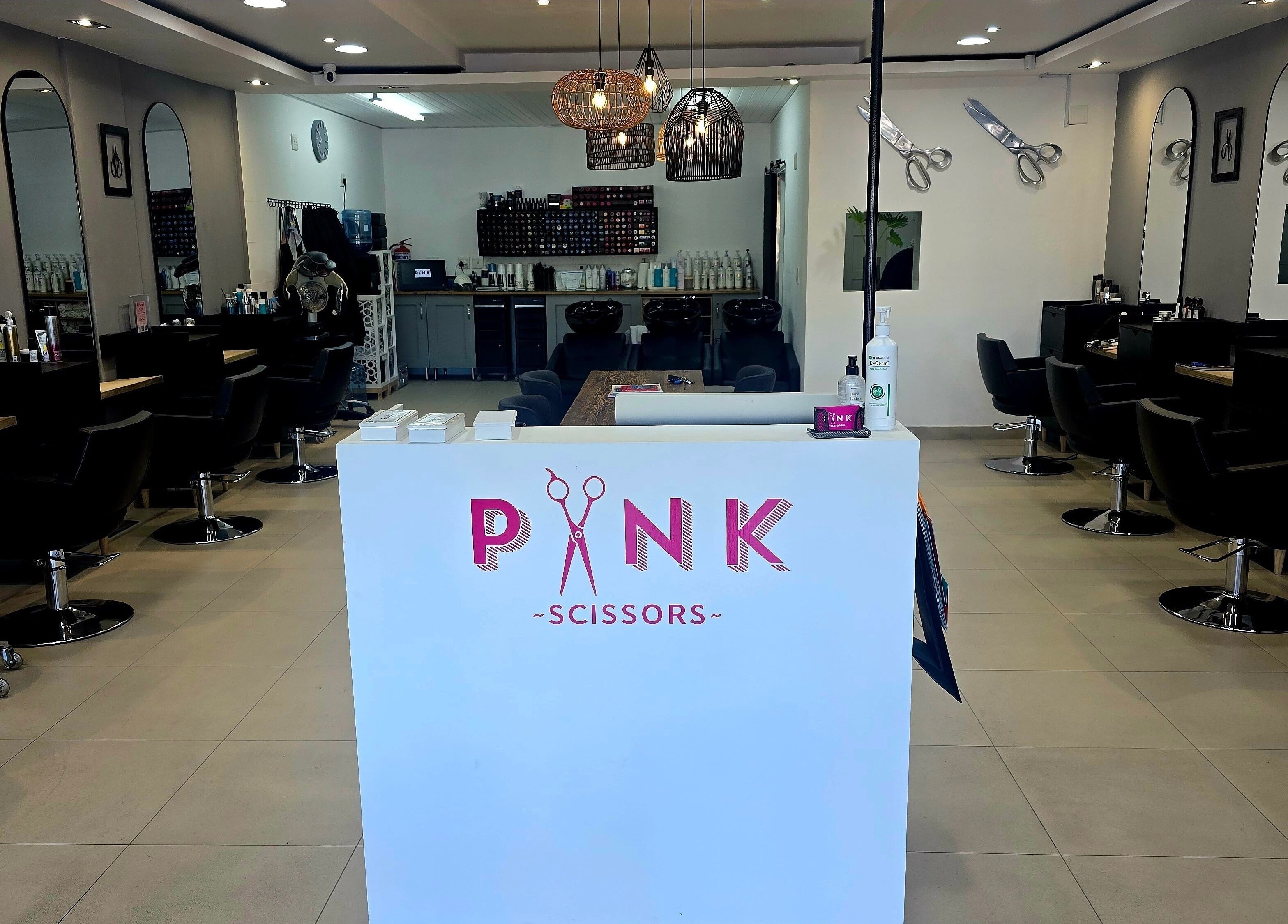 Inside view of Pink Scissors Shop at Shop4 Ocean Square Sunset Beach, Cape Town, Western Cape, ZA.