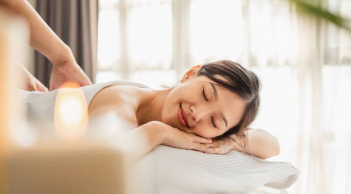 Relaxing massage session at Ancient Art - Chinese Massage, Bendigo, Victoria, AU with candlelight ambiance.