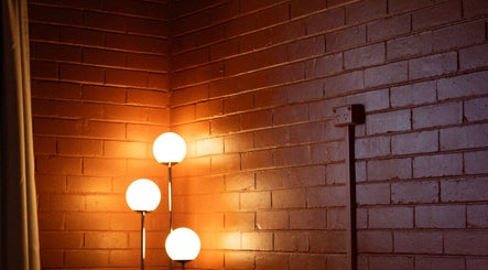 Warm corner lighting at Just Massage, Diamond Creek, Victoria, AU, creates a relaxing ambiance.
