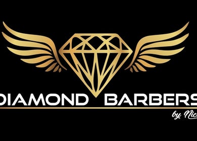 Gold winged diamond logo of Diamond Barbers - CASUARINA, located in Casuarina, Northern Territory, AU.