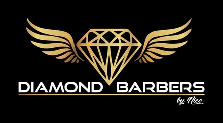 Gold winged diamond logo of Diamond Barbers - CASUARINA, located in Casuarina, Northern Territory, AU.
