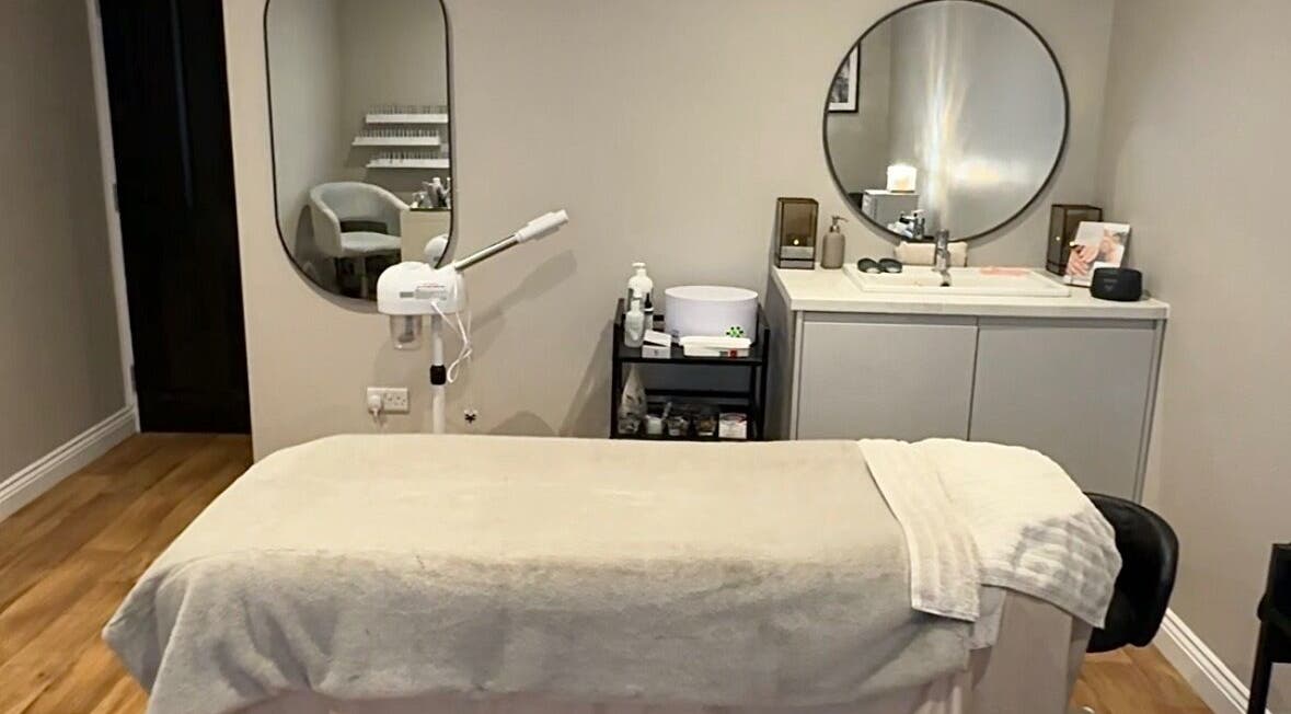 Spa treatment room at Rachael Ann Aesthetics & Beauty, Harrogate, England, GB; tranquil and inviting.