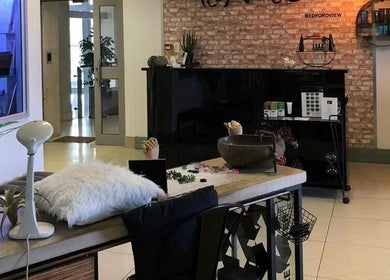 Relaxing interior of TLC Nail Bar in Germiston, Gauteng, ZA with stylish decor and welcoming ambiance.